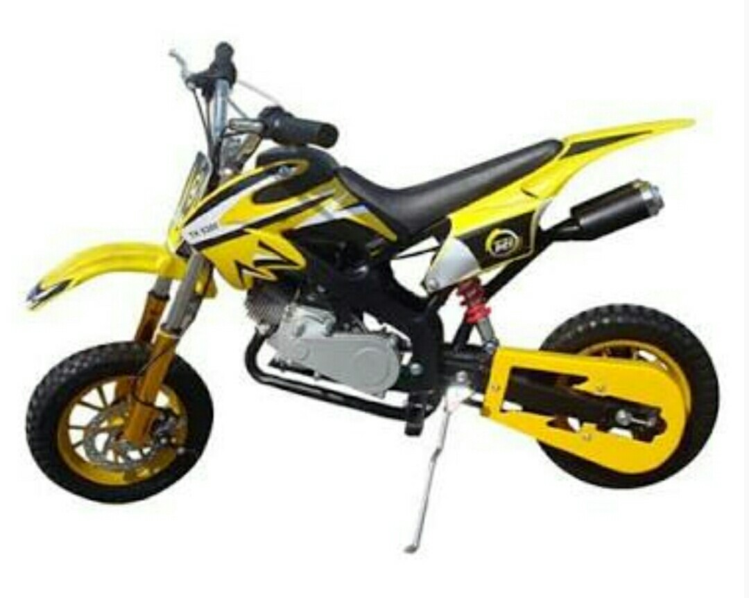 Japa Mini Motos Mini Moto Cross Motor 49cc/2t Amarela Orion